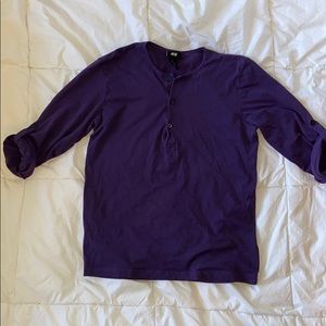 H&M x-small purple top